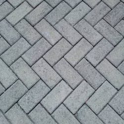 Full frame of grey paving blocks seamless pattern. Home decoration, building material. Background and texture.
